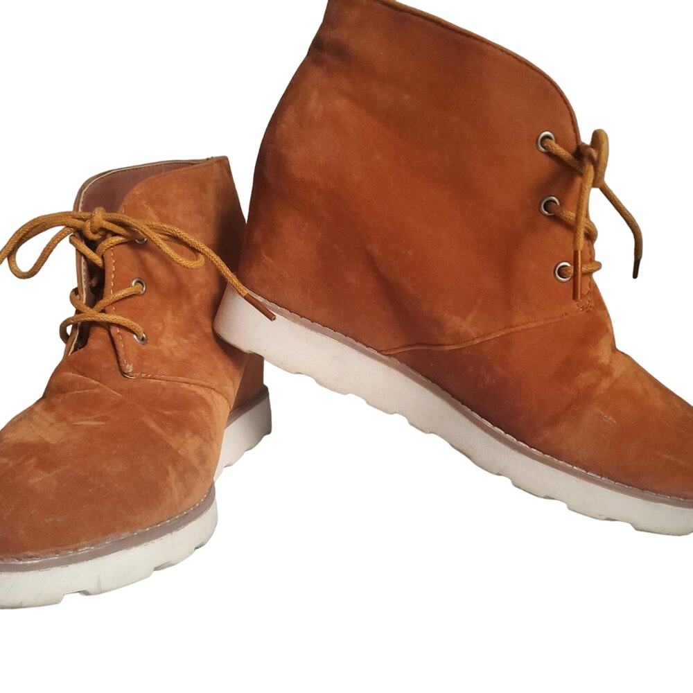 Women’s Dollhouse Caramel Ankle Boots Size 8